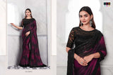 Royal Handwoven Pure Silk Saree – Traditional Banarasi Zari Work (Cherry Rainbow Pattern Silk)