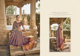 Merlot Elegance: Gajji Silk Ethnic Wear in Deep Wine