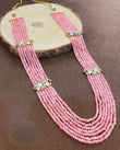 Blush Pink Multi-Strand Beaded Necklace